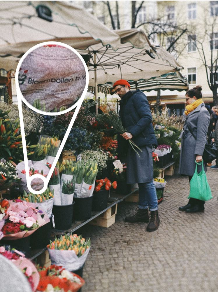 Markets & outdoor vendors · flower stall